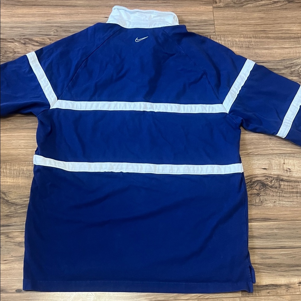 Nike Swoosh Rugby Shirt Long Sleeve Polo Sz XL - Picture 5 of 7
